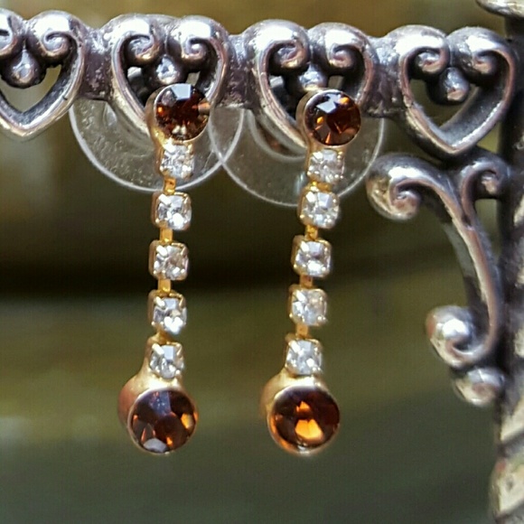 CRYSTAL EARRINGS trio set - Picture 4 of 9